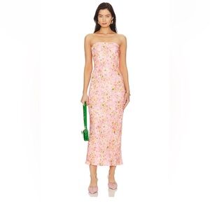 Revolve strapless midi dress never worn